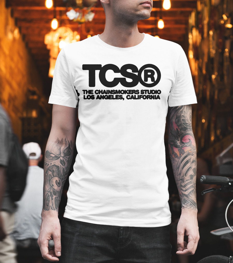 TCS The Chainsmokers Studio Los Angeles California The Chainsmokers Merch Store T-Shirt