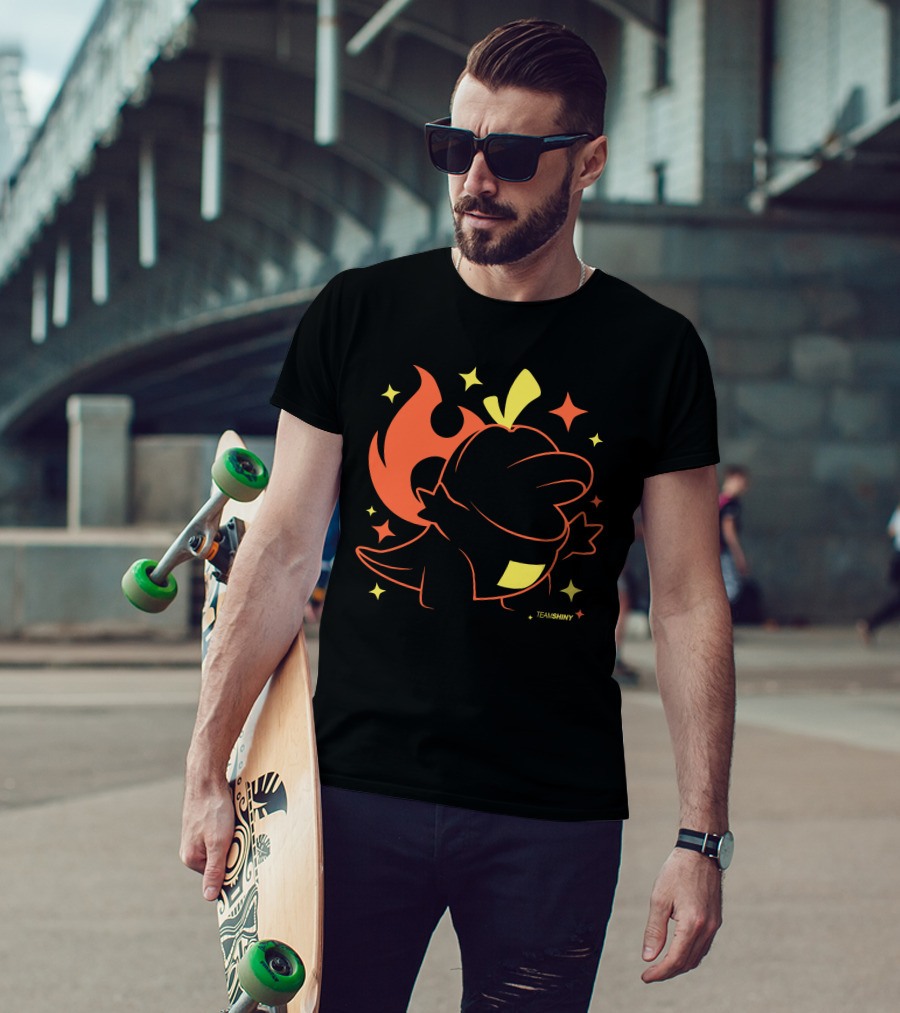 Fuecoco Team Shiny Fire Croc Merch Land Adrive Tk T-Shirt