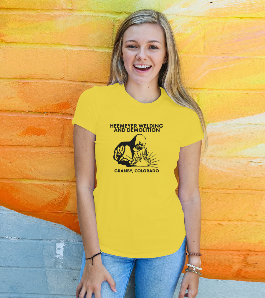 Heemeyer Welding And Demolition Granby Colorado Iconic Welder T-Shirt