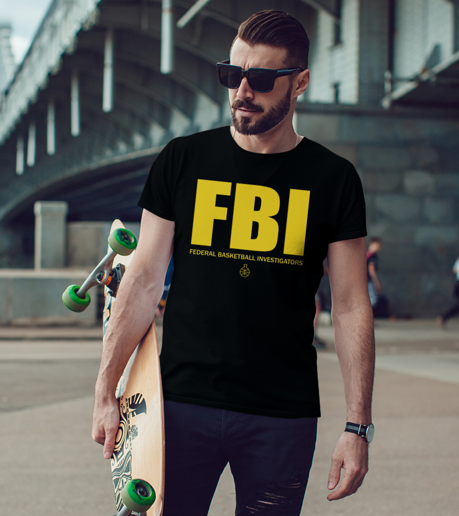 FBI Federal Basketball Investigators Basketball T-Shirt