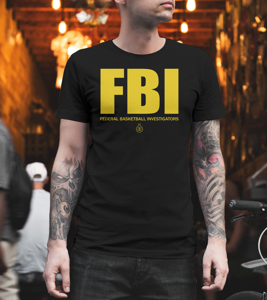 FBI Federal Basketball Investigators Basketball T-Shirt