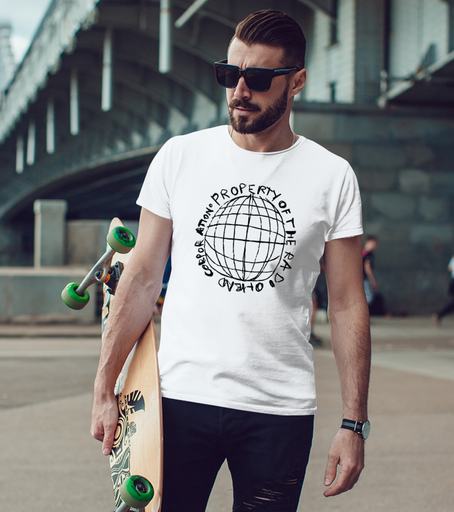 Property Of The Radiohead Corporation Global Sphere T-Shirt
