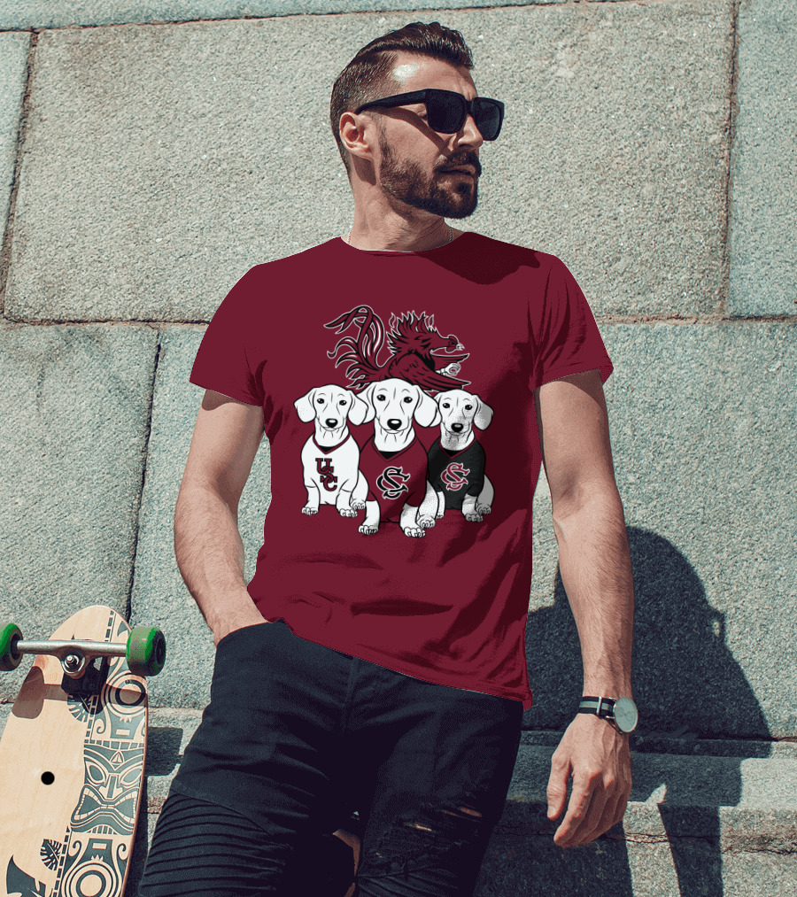 Usc Gamecocks Dogs T-Shirt