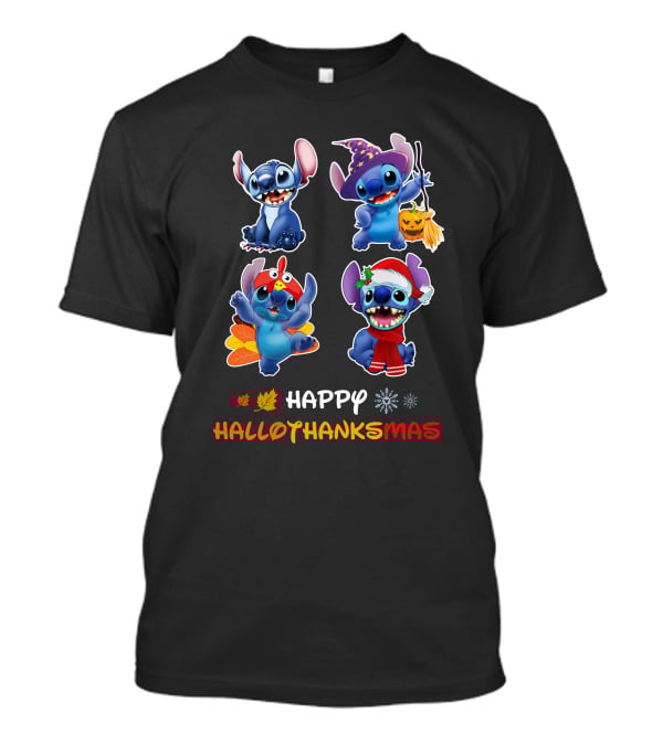 HAPPY HalloThanksMas STITCH T-Shirt
