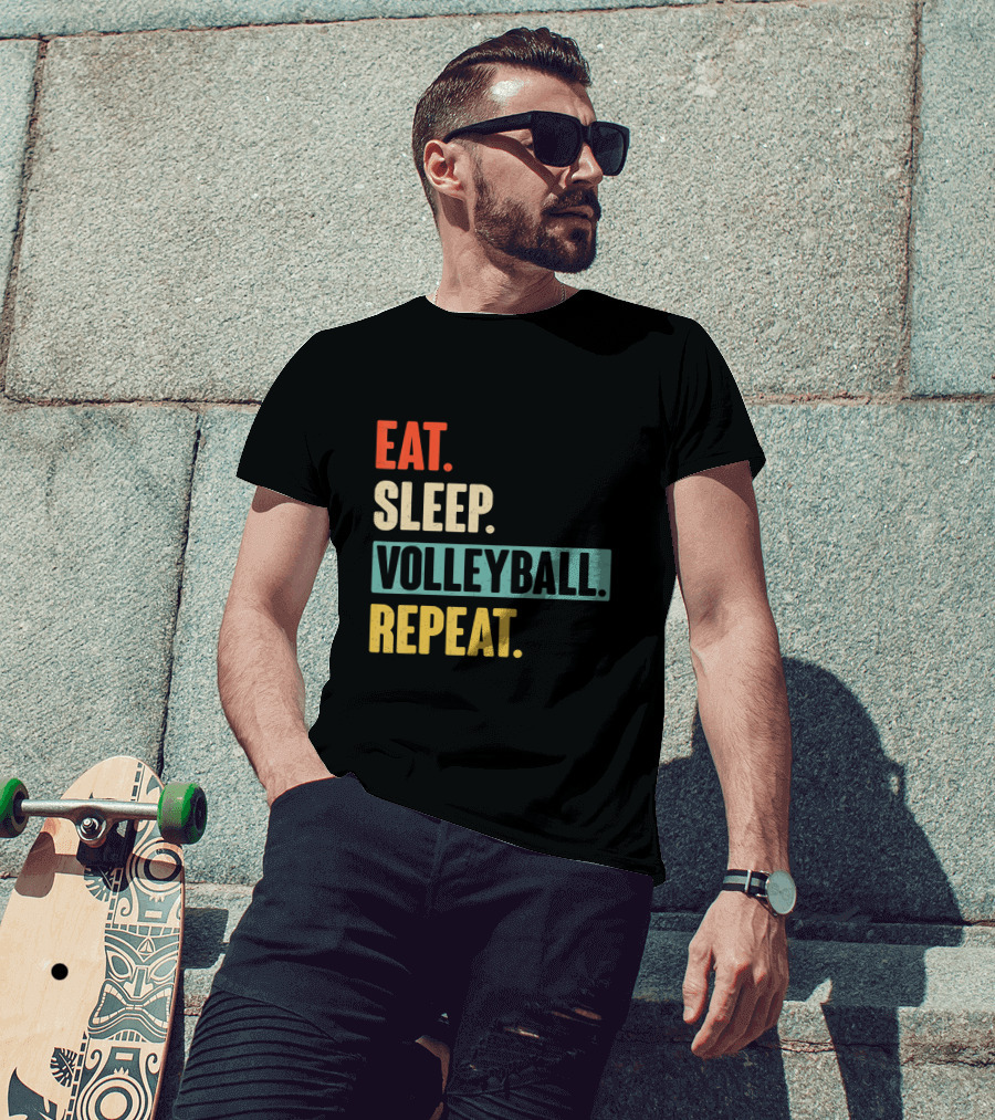 Eat Sleep Volleyball Repeat Vintage Volleyball Classic T-Shirt