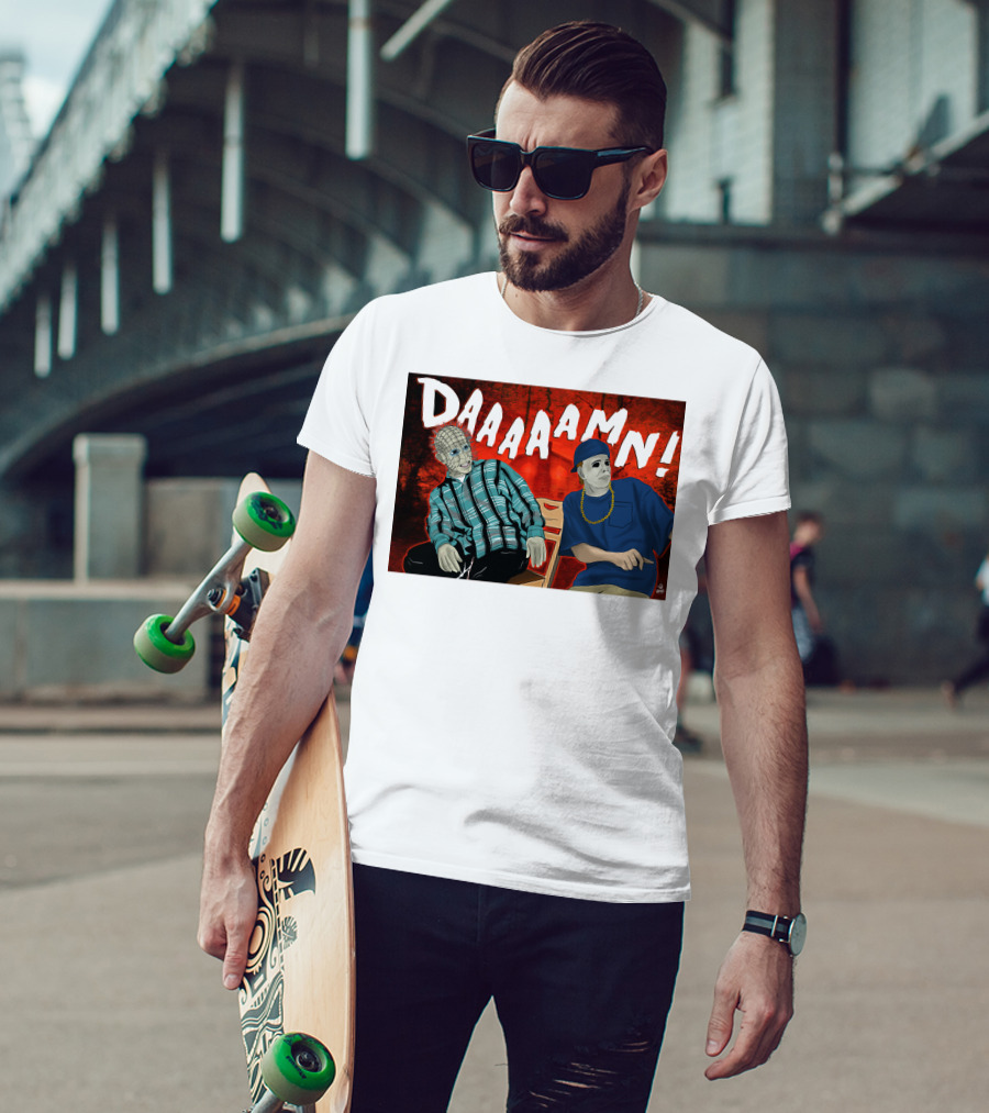 Daaaamn Horror Parody Friday Movie Scene T-Shirt