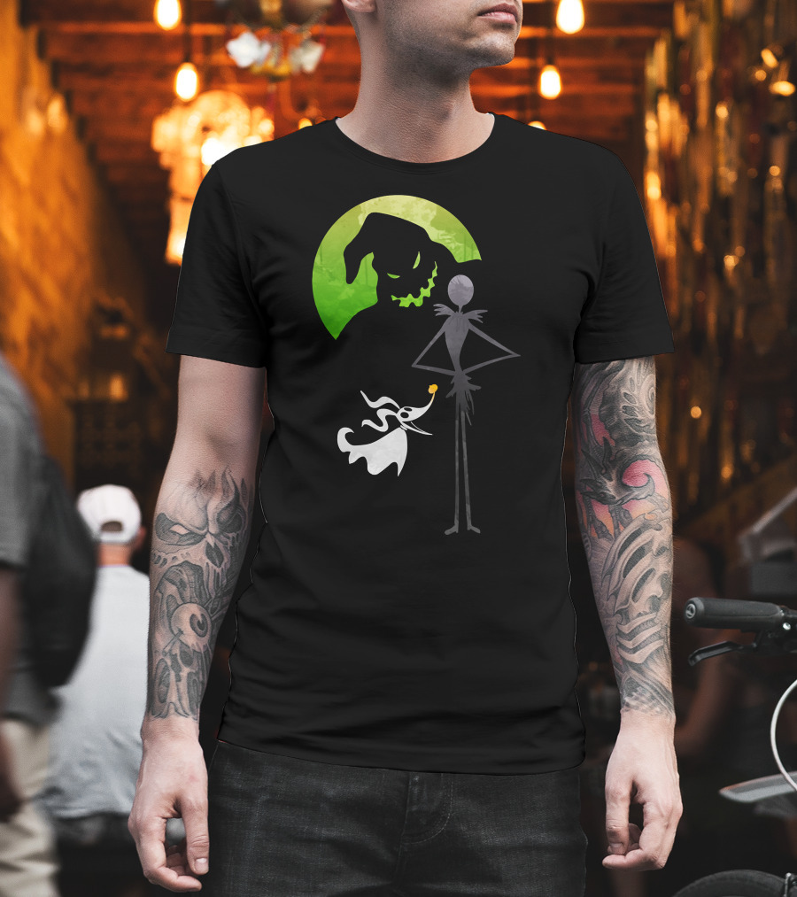 Jack Skellington Zero Oogie Boogie Moon T-Shirt