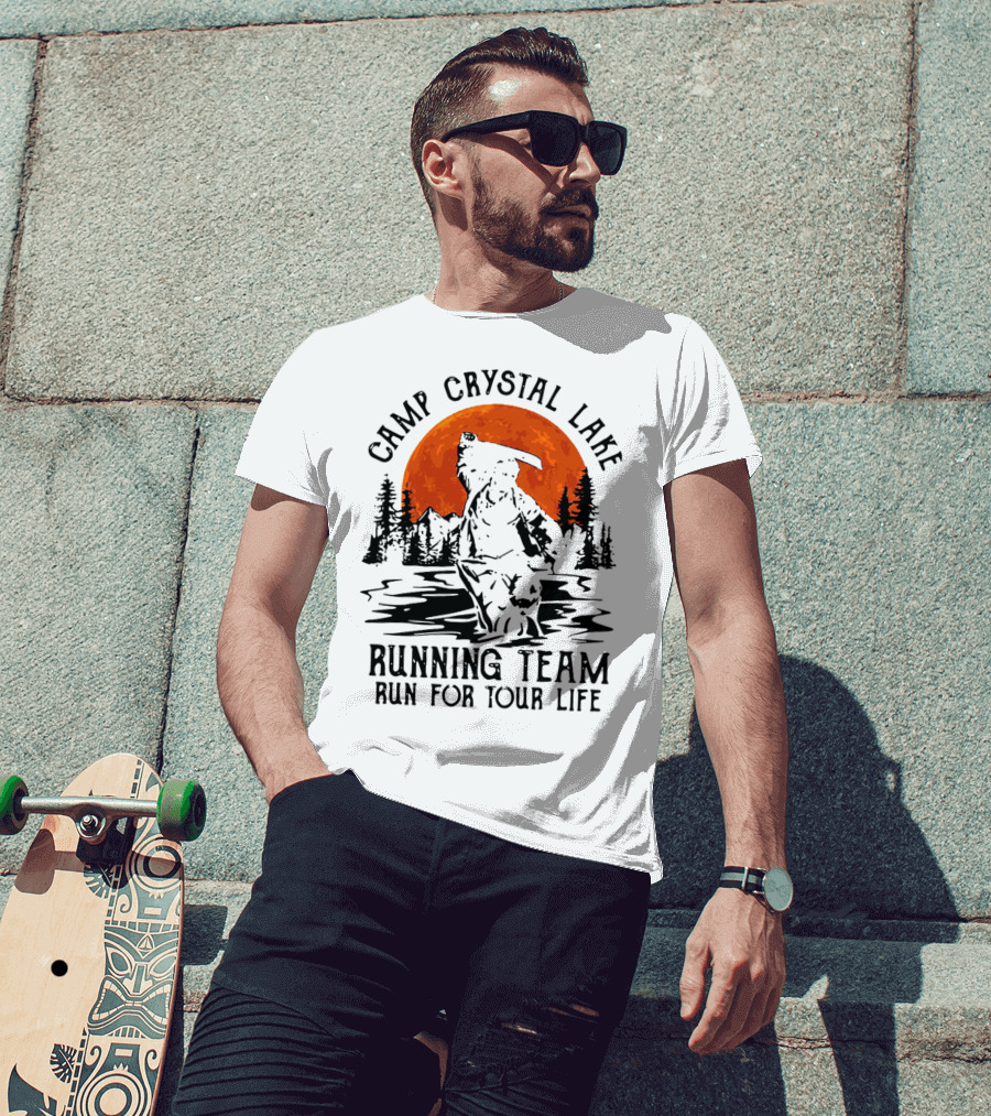 Camp Crystal Lake Running Team Run For Your Life T-Shirt