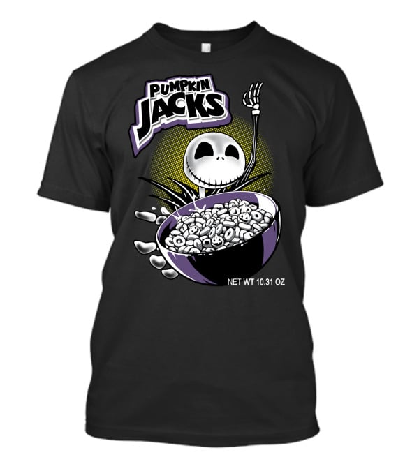 Pumpkin Jacks Cereal Halloween Skeleton NET WT 10.31 OZ T-Shirt