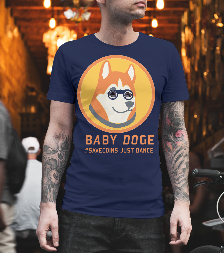 Baby Doge #Savecoins Just Dance T-Shirt
