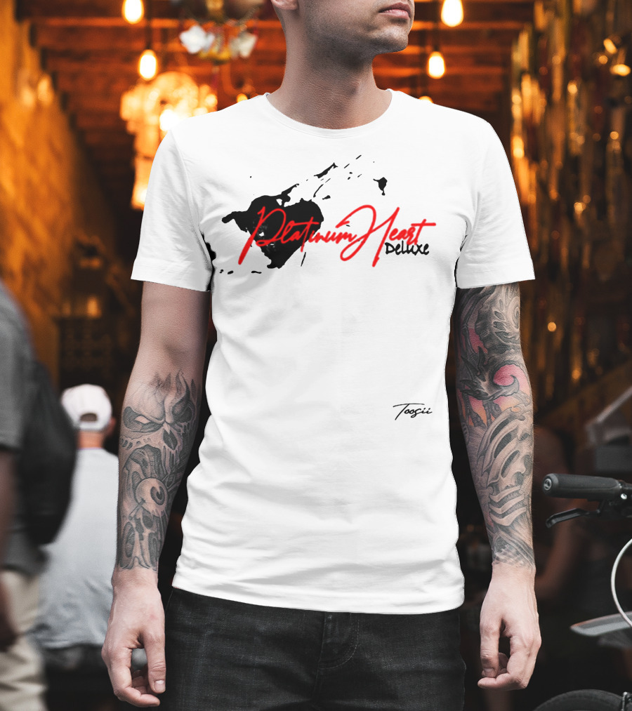 Toosii Platinum Heart Deluxe Merch T-Shirt