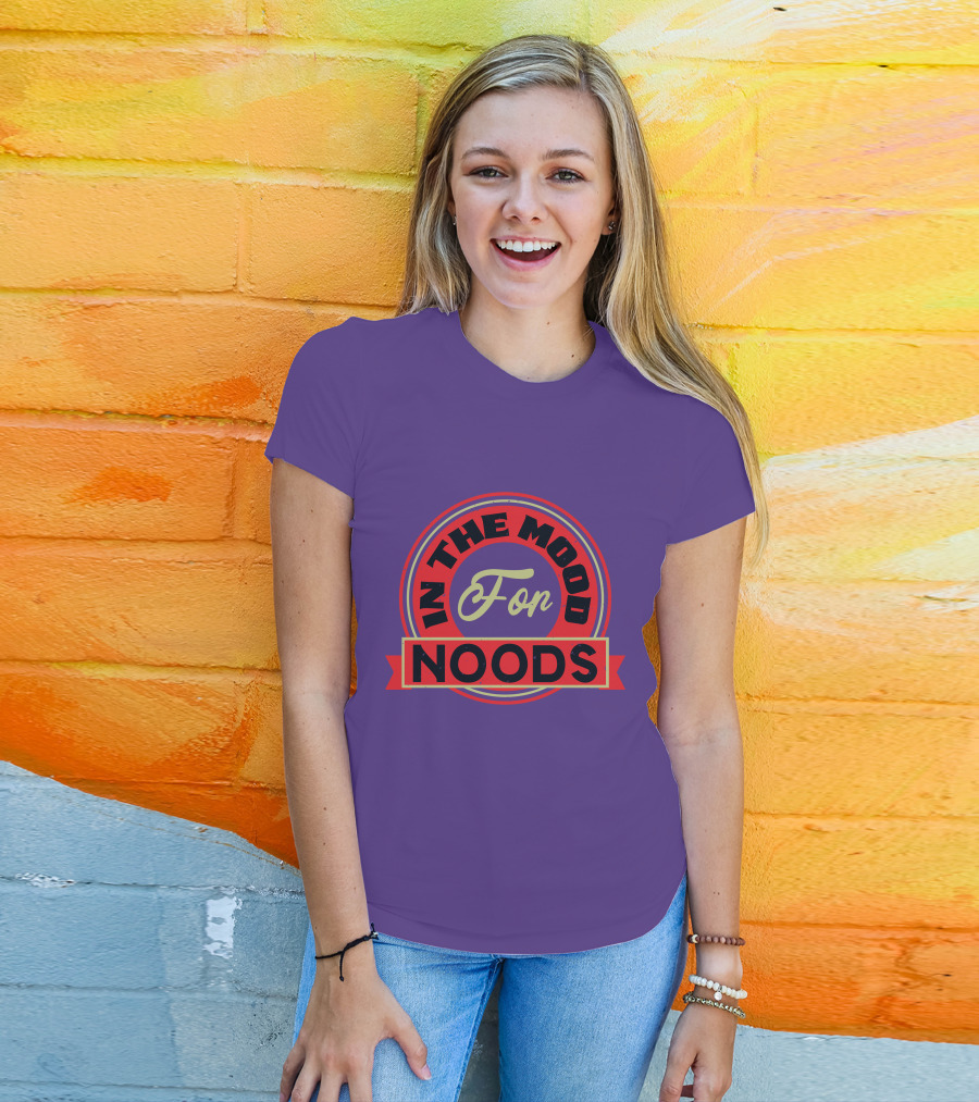 In The Mood For Noods Circle Emblem T-Shirt