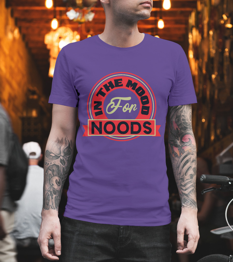 In The Mood For Noods Circle Emblem T-Shirt
