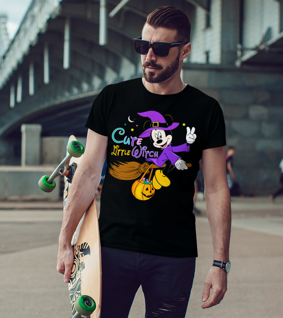Cute Little Witch Halloween T-Shirt