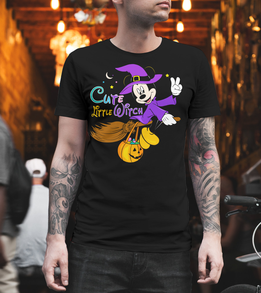 Cute Little Witch Halloween T-Shirt