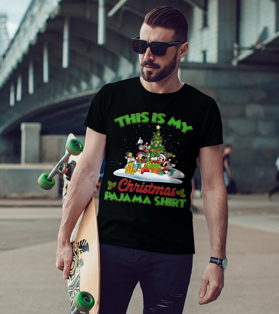 This Is My Christmas Pajama Shirt Mickey And Friend Christmas T-Shirt
