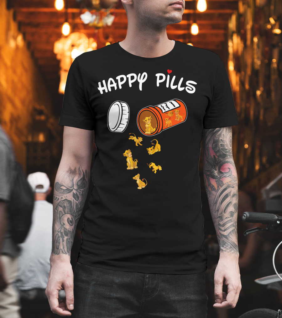 Happy Pills Simba Lion King Capsule Fun T-Shirt