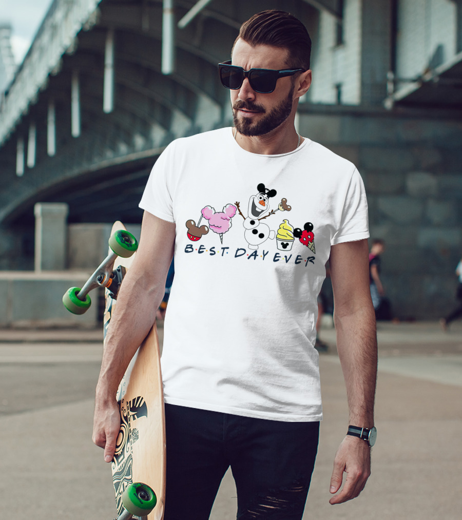 Olaf Best Day Ever Disney Treats T-Shirt