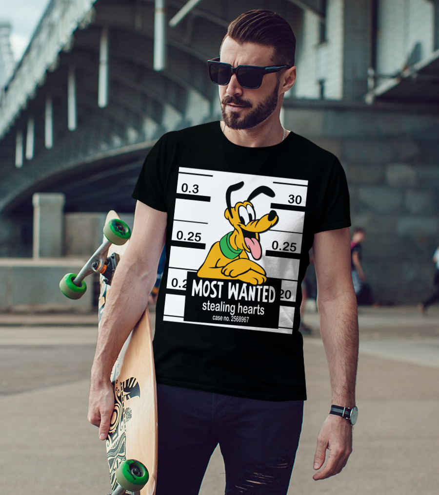 Most Wanted Pluto Stealing Hearts Case No. 2568967 T-Shirt