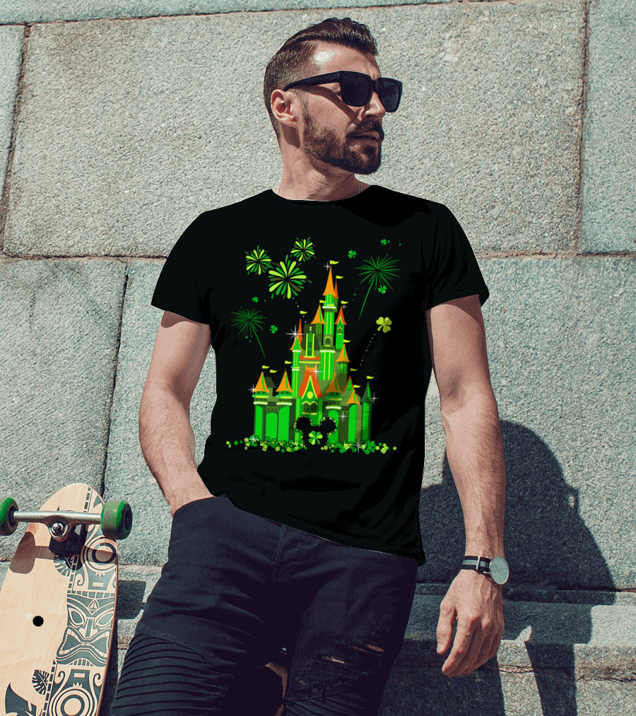 PATRICK CASTLE SHAMROCK FIREWORKS T-Shirt