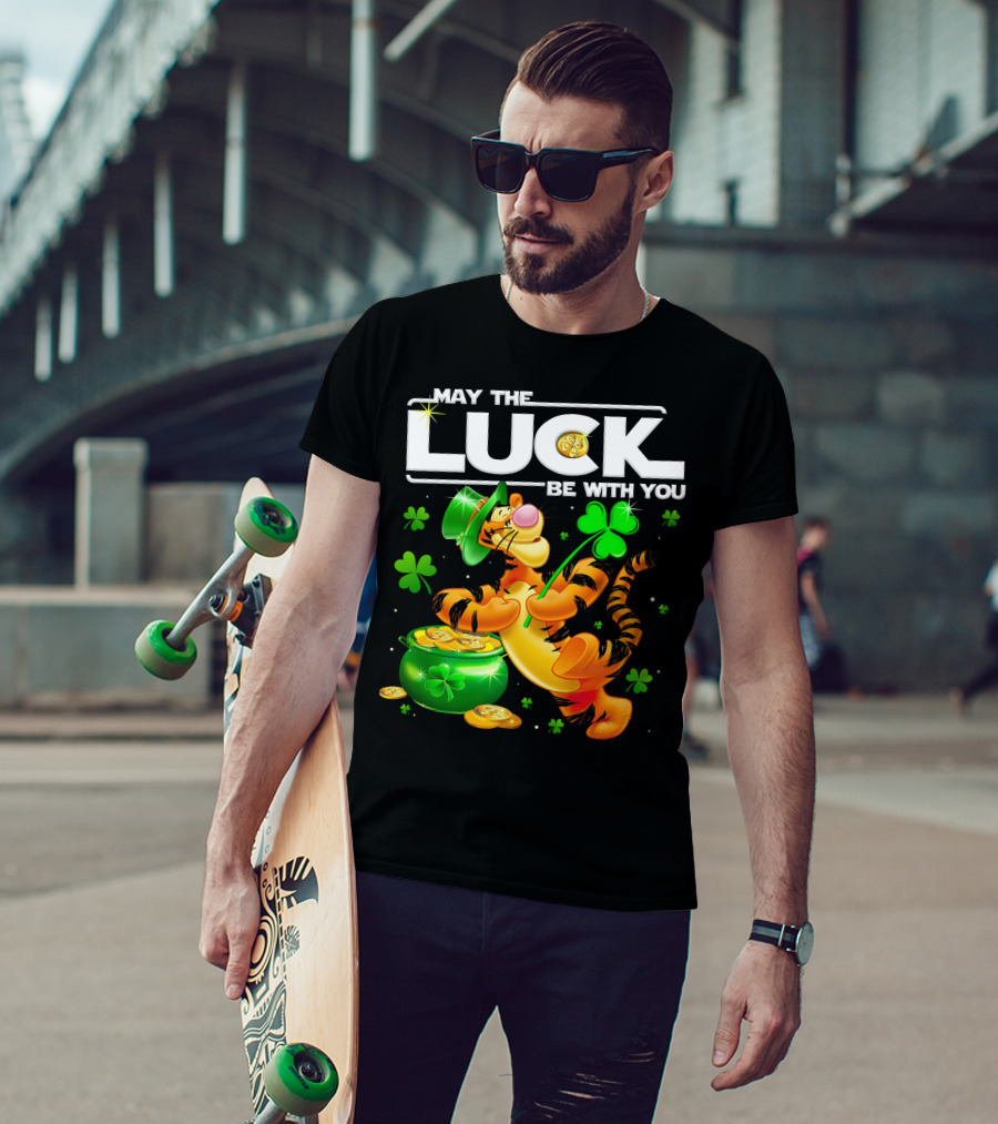 May The Luck Be With You Tigger T-Shirt