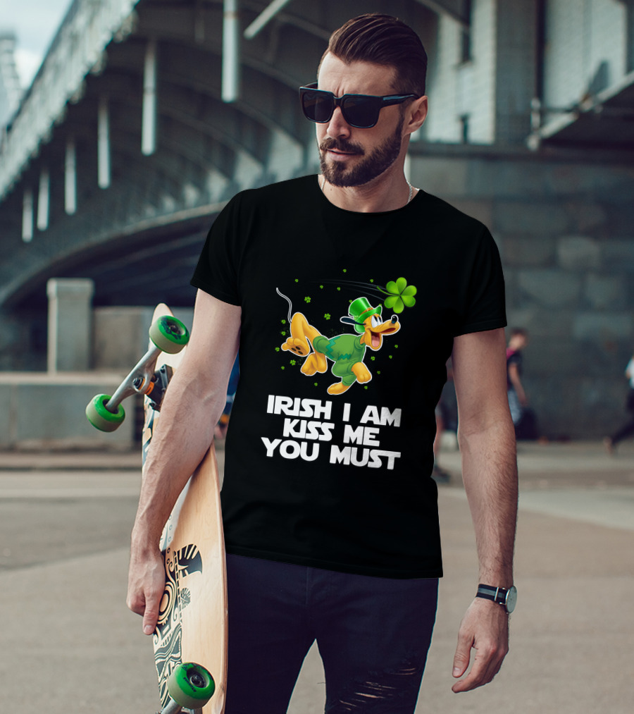 Irish I Am Kiss Me You Must Pluto St. Patrick's Day T-Shirt