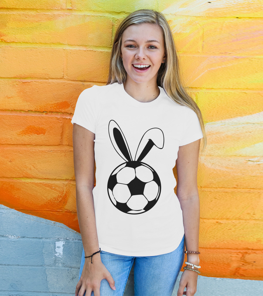 Rabbit Soccer Ball Fusion T-Shirt