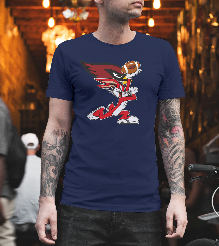 Arizona Cardinals Bugs Bunny Football Chiefs T-Shirt