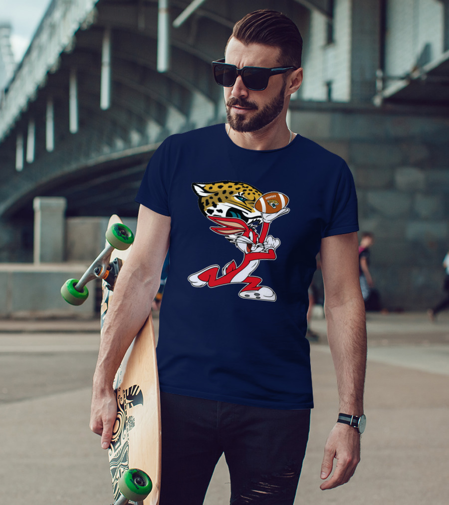 Jacksonville Jaguars Football Bunny Chiefs Collaboration T-Shirt