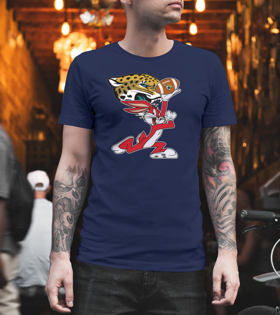Jacksonville Jaguars Football Bunny Chiefs Collaboration T-Shirt