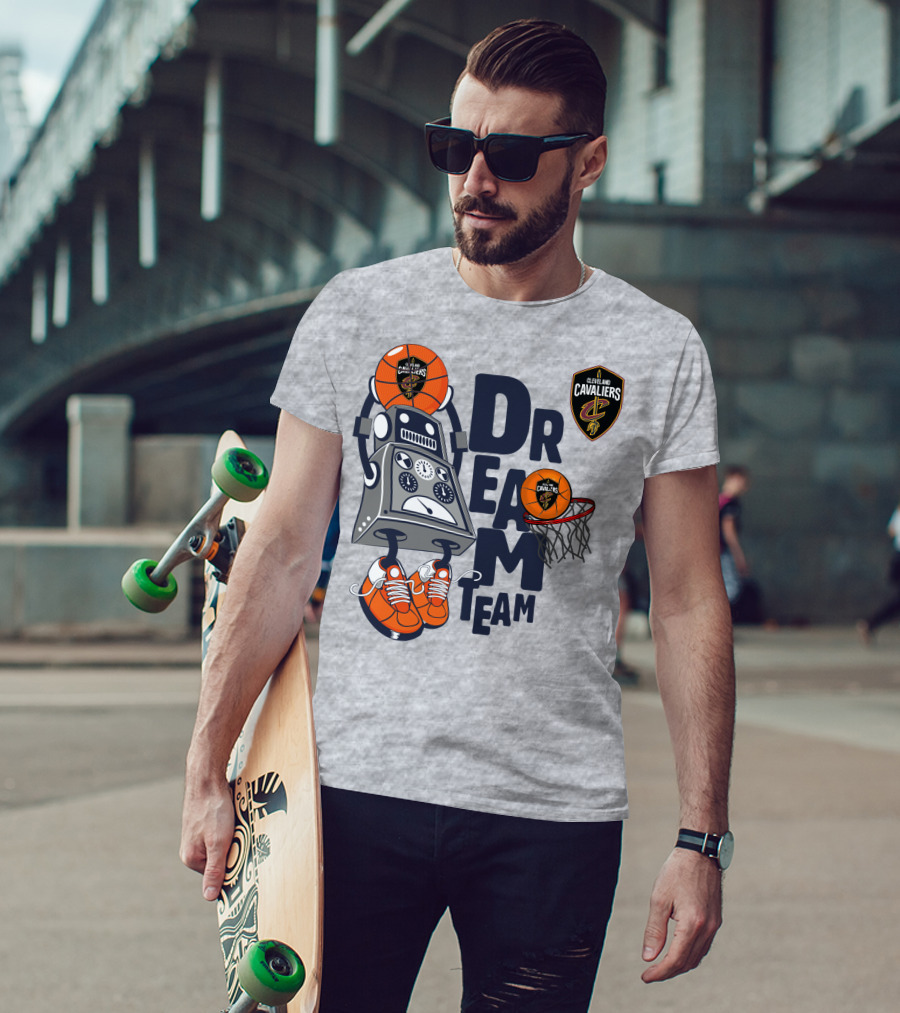 Cleveland Cavaliers Basketball Robot Dream Team T-Shirt