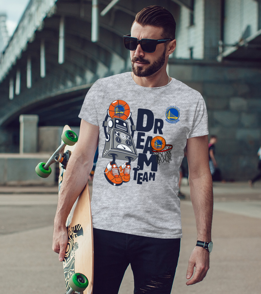 Golden State Warriors Dream Team Robot Basketball Legend T-Shirt