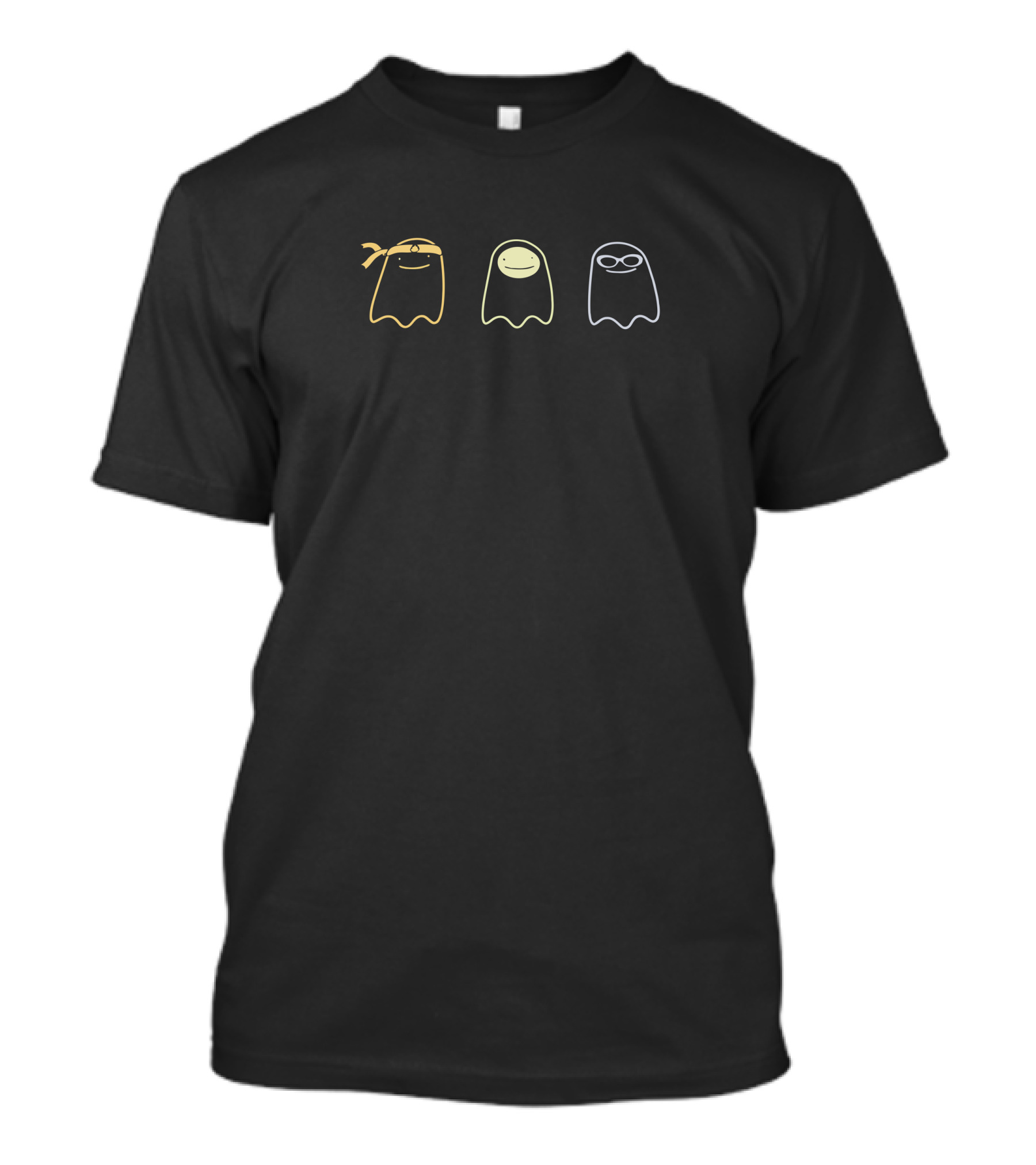 Dreamteam Merch Glow In The Dark Ghosts Ninja Bandana Glasses T-Shirt