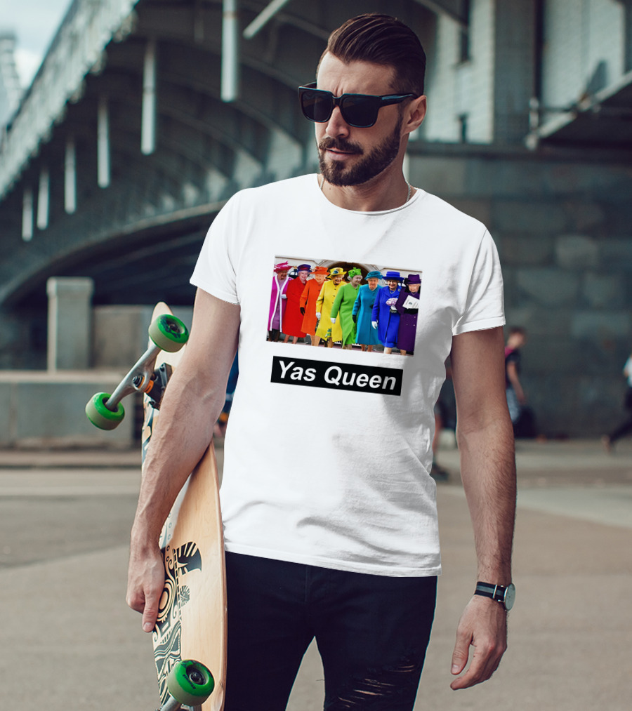 Yas Queen Rainbow Fashion T-Shirt