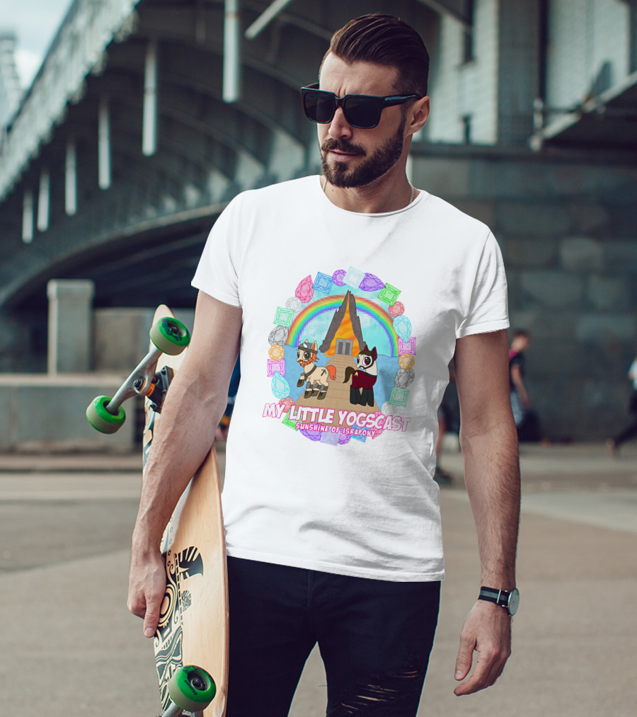 My Little Yogscast Sunshine Of Israpony Colorful Gemstone Rainbow Ponies T-Shirt
