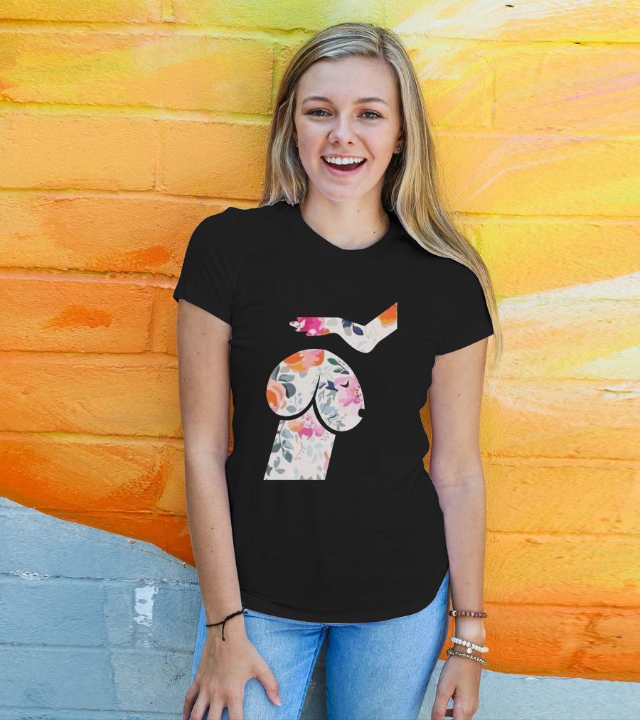A Perfect Dog Lovers Floral T-Shirt