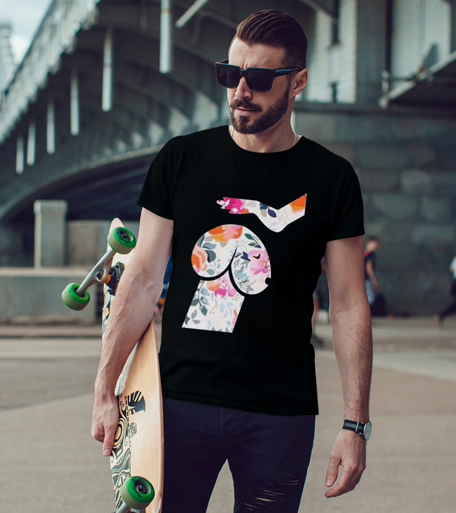 A Perfect Dog Lovers Floral T-Shirt