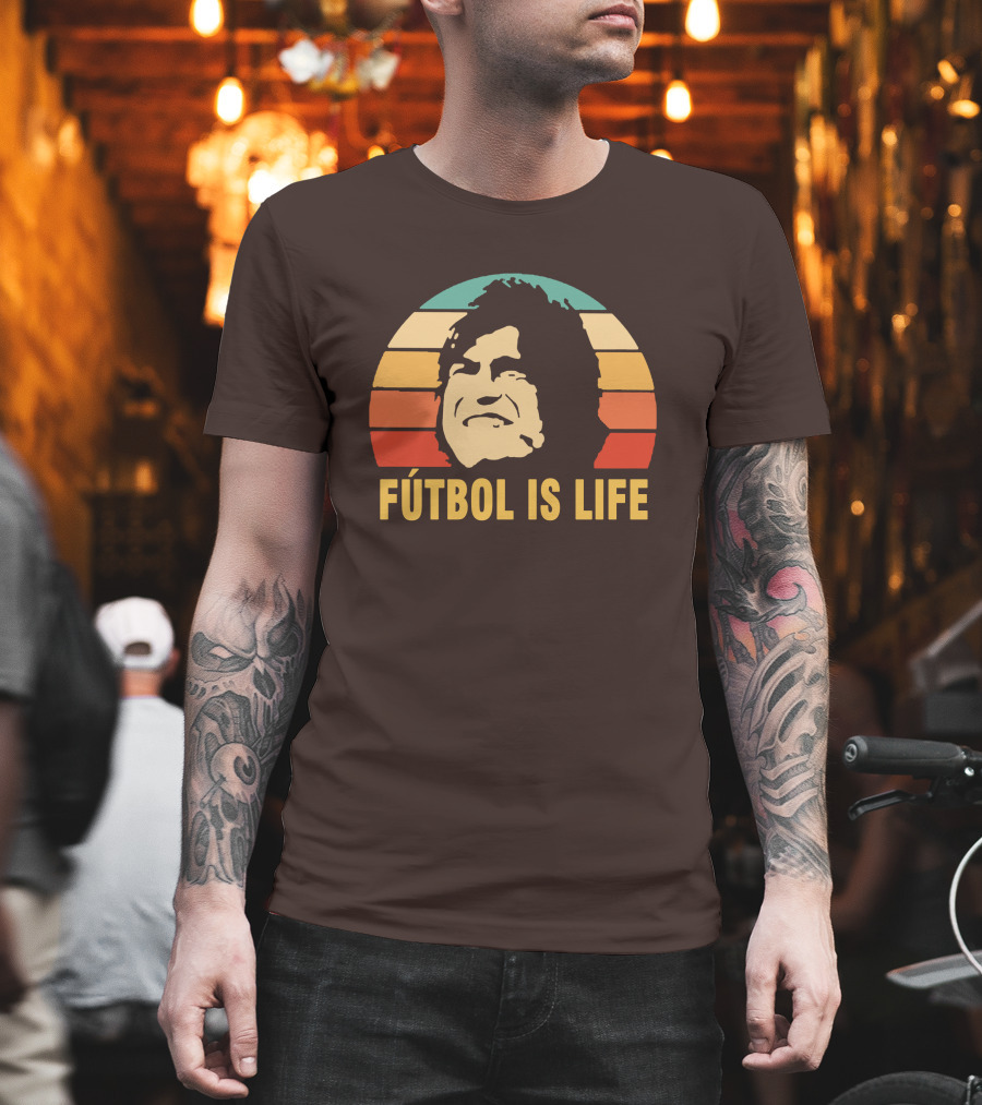Fútbol Is Life Retro Dani Rojas T-Shirt