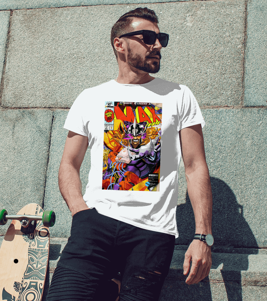 Freemvc2 The Scrubl0rd MAX Fighting Game Legend Comic T-Shirt
