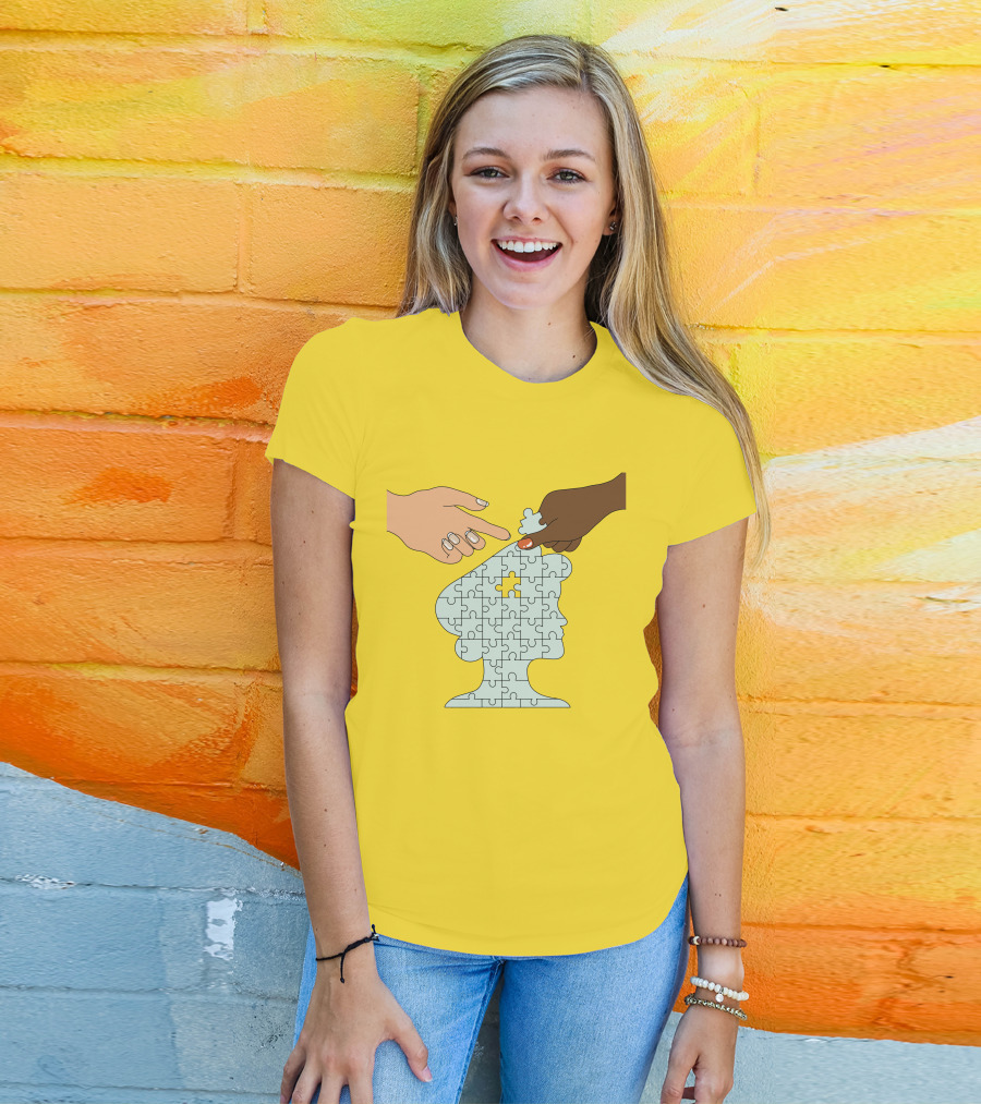 The Philanthropy Boys Club In Her Words Puzzle Head Collaboration T-Shirt