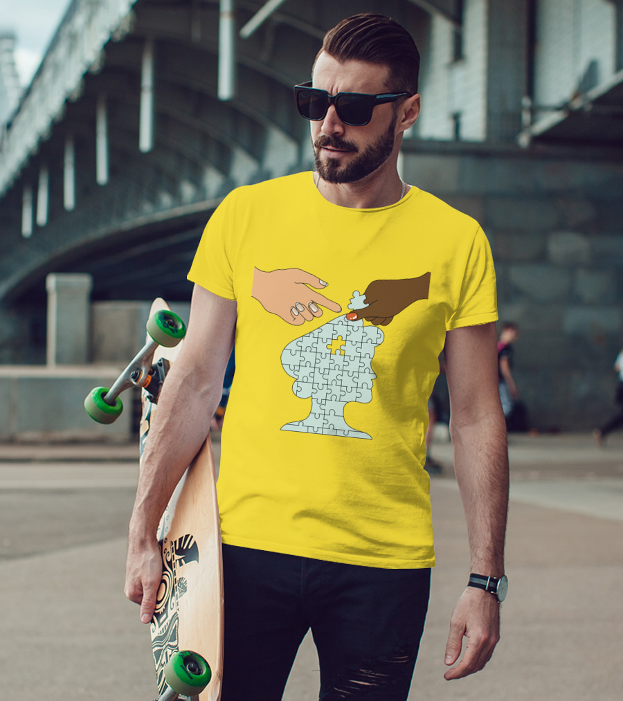 The Philanthropy Boys Club In Her Words Puzzle Head Collaboration T-Shirt