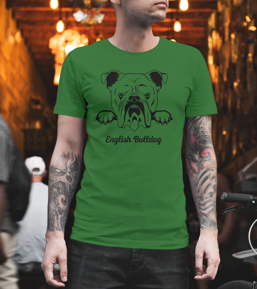 Afterlight Clothing Dog Lover English Bulldog T-Shirt