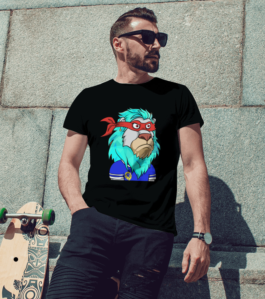 Chris Maddern 6621 Lazy Lions Ninja Opensea Bungalows T-Shirt