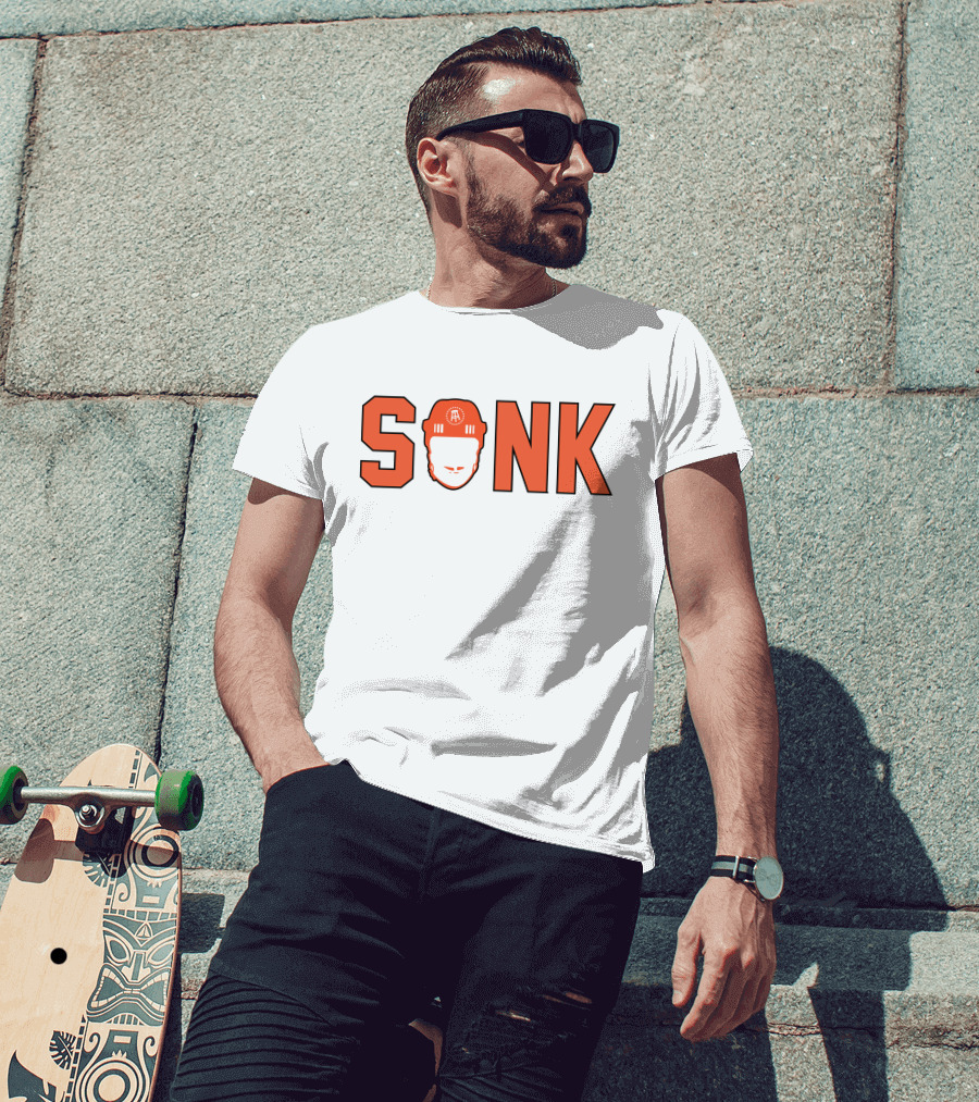 Spittin' Chiclets Sonk Phi Hockey Helmet T-Shirt