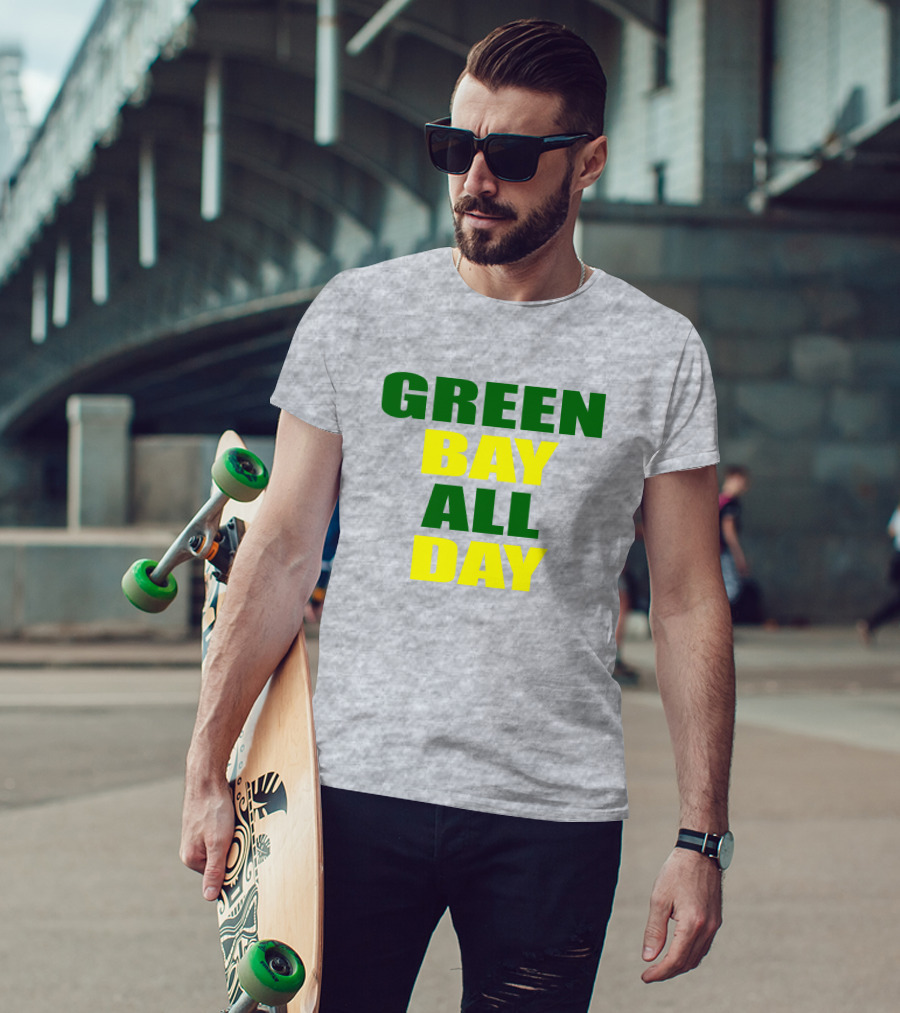 Green Bay All Day Packers Fan Edition Sam 2 Point Oh T-Shirt