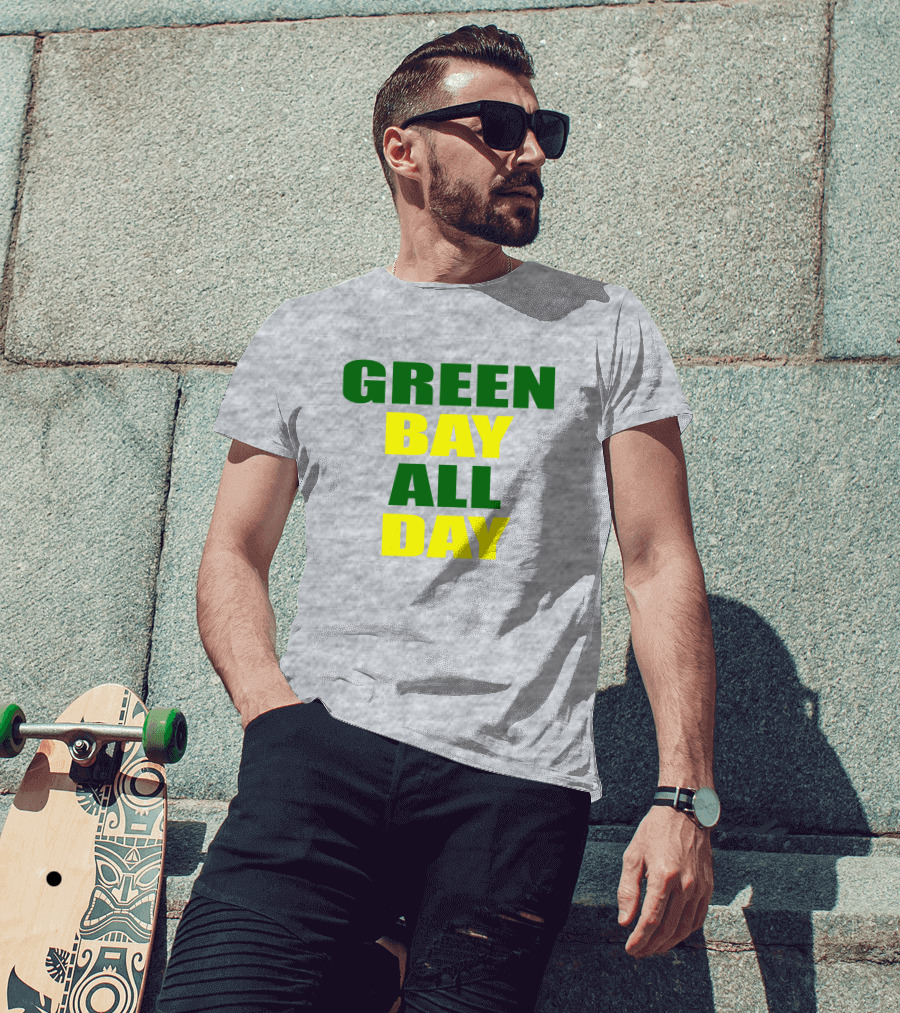 Green Bay All Day Packers Fan Edition Sam 2 Point Oh T-Shirt