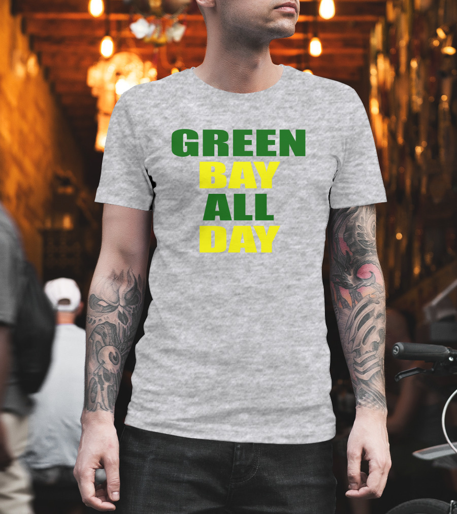 Green Bay All Day Packers Fan Edition Sam 2 Point Oh T-Shirt