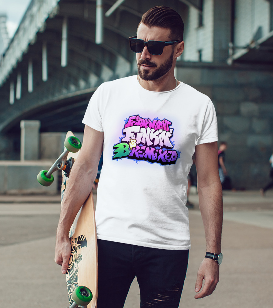 Friday Night Funkin B3 Remixed B3FNF T-Shirt