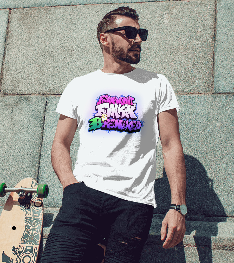 Friday Night Funkin B3 Remixed B3FNF T-Shirt