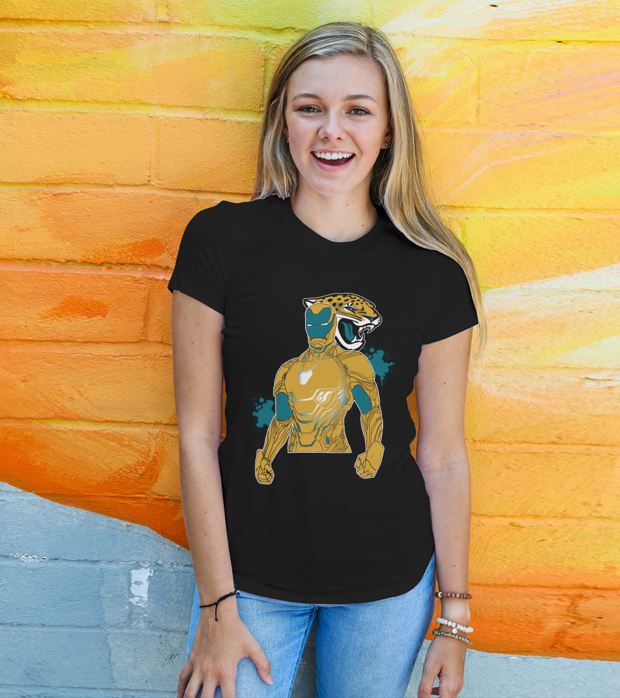 Iron Man Jaguars Crossover T-Shirt